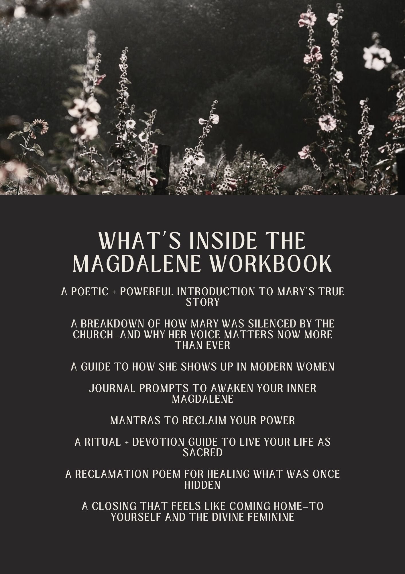 The Mary Magdalene Workbook INSTANT DOWNLOAD