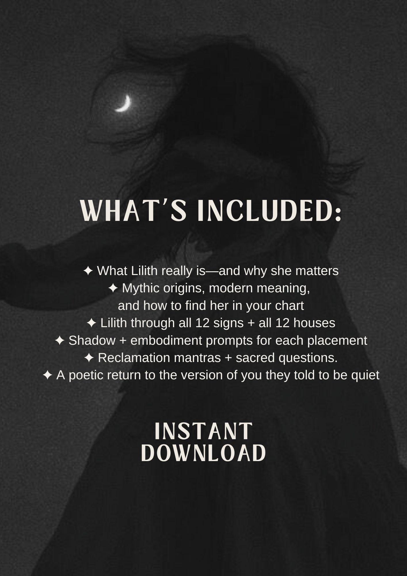 The Lilith Workbook INSTANT DOWNLOAD